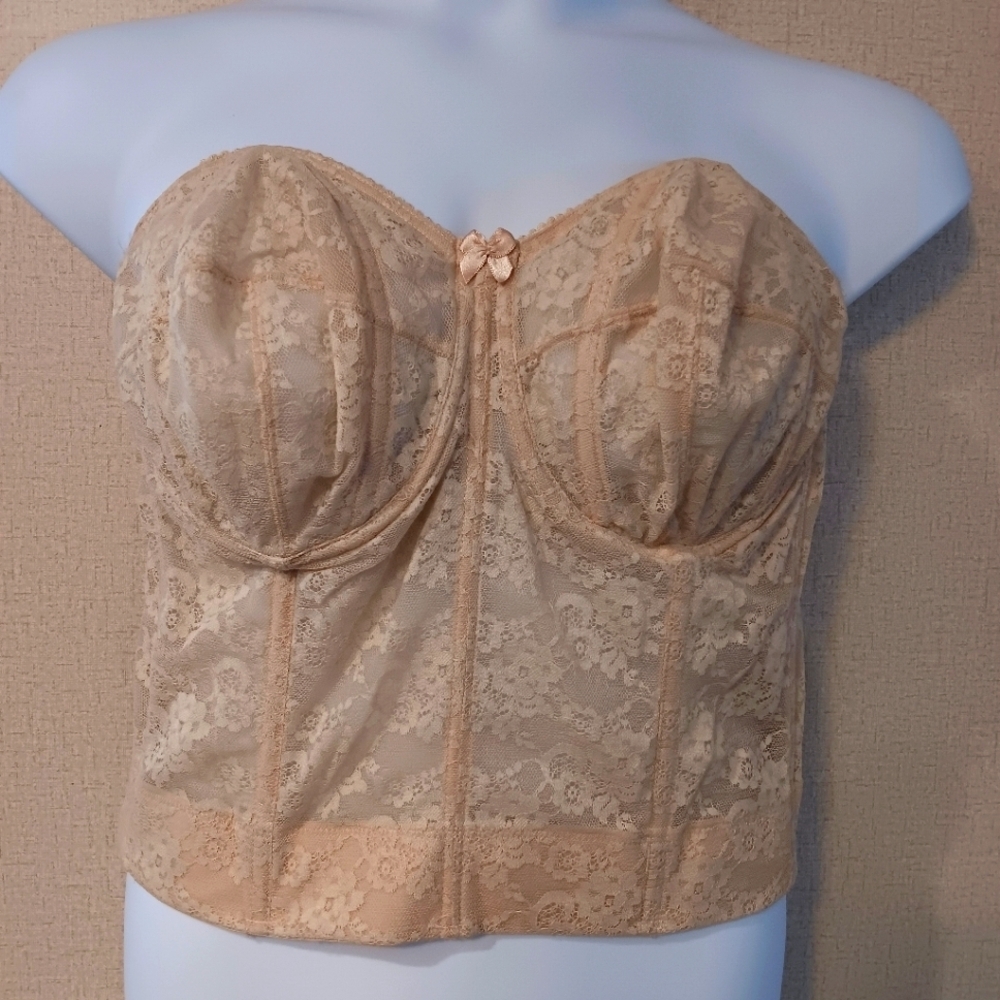 Elila Lace Bandeau in Cream Style Croset